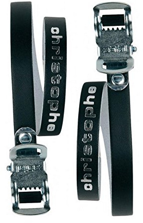Zefal Bicycle Toe Straps Legitimate Leather Silver Stainless Steel Buckle 370mm 50g Road Bike Pedal