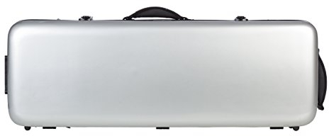 Bratschenkoffer Fiberglass 38-43 Oblong silber M-case + Musiktasche