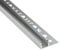 LED Aluprofil T77 silber 10mm Fliesenprofil + Abdeckung Abschlussleiste Bordüre Fliesen für LED-Streifen-Strip 1m klar