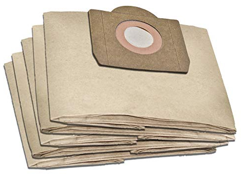 Invest 5 sacs aspirateur compatibles Kärcher WD3, MV3 & 6.959-130.0 - sacs filtre remplacement haute qualité pour aspirateur poussière
