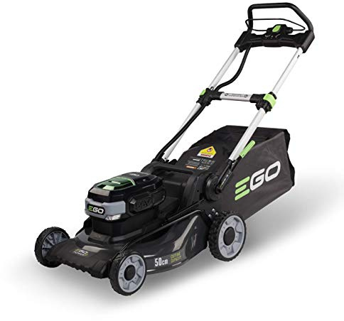Tondeuse Gazon Batterie Tractée Egopower Carter Acier 50 cm Batterie 5 Ah et Chargeur Rapide Inclus LM2021-SP