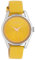 Oozoo Junioruhr Damenuhr mit Lederband Quarz Color Line 32 MM Gelb/Gelb JR306