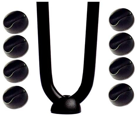 8 Pcs Housse de Protection pour Les Pieds des Jambes en épingle à Cheveux Top Nouveaux Patins de Sol Plus serrés Paquet de Quatre Protections de Clip supérieures Convient aux Pieds de Table de 10 mm