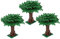 Steinchenshop 3er Set Bäume für Deine City - kompatibel mit Allen führenden Marken - 342 Klemmbausteine - Baum… (Hellgrün)