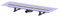 KESSEL Duschrinne Linearis Comfort L: 850 mm, Auslauf seitlich DN 50, WaD 45600.84M
