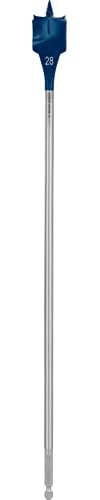 Bosch Professional 1x Brocas fresadoras planas Expert SelfCut Speed (para Madera blanda, Aglomerado, Ø 28,00 mm, Longitud 152 mm, accesorios Taladro de impacto rotativo)