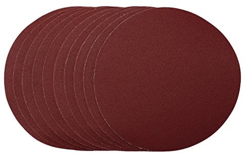 Draper 56180 Sanding Discs, 180mm, 120 Grit, Hook & Loop (Pack of 10)