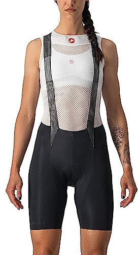 CASTELLI Damen Free Aero Rc W Bibshort Shorts, Schwarz-Weiss, S EU