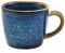 Genware Terra Lot de 6 tasses à expresso en porcelaine Bleu turquoise 90 ml