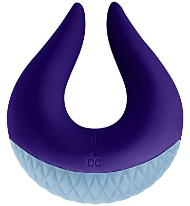 FemmeFunn Volea BaseVibrators Dark Purple Light Blue 9,9 cm