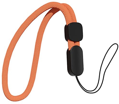 oakxco Lanyard Compatible with Airpods Pro 2 Loop Adjustable Hand Wrist Nylon Strap, Lanyard for Cell Phone/Camera/Switch/iPods Pro 2nd/ Airpods 1/ 2nd/ 3rd/ Pro Case, Orange