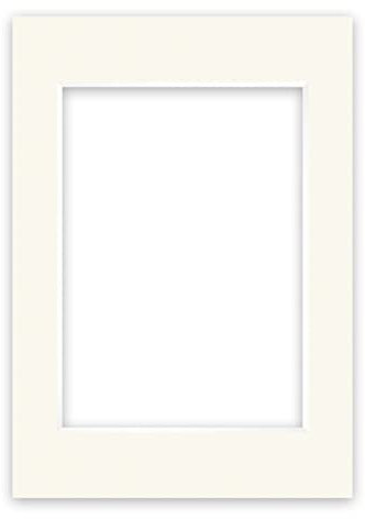 nielsen Conservation Passepartout Karton 1,5 mm | Außenformat 59,4x84,1 cm (DIN A1) für Bildformat 42x59,4 cm (DIN A2) | Elfenbeinweiß (creme weiß) | glatte Oberfläche
