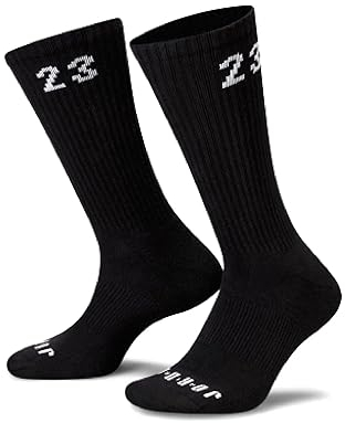 Nike Essential Crew Socken Black/White M