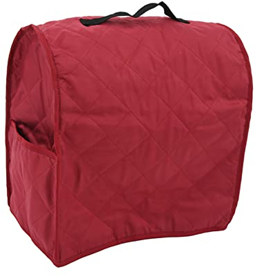 SYH&AQYE Abdeckung für Standmixer, Abdeckung für Küchenmaschine für die meisten Mixer, Juicer, Kaffemaschine mit Aufbewahrungstasche, Abdeckhaube für Kitchen Aid Mischer(rot)