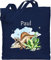 Baumwolltasche - Dinosaurier Geschenk Dino Geschenke Dinos I - Unisize - Navy Blau - wechselkleidung beutel kita name stoffbeutel kindergarten tier t rex jutebeutel stofftasche jungen dinosaur bag