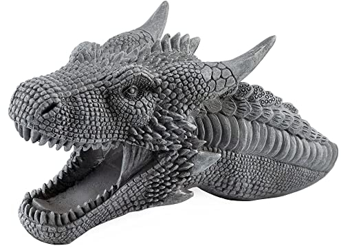 Esterno Dragon Garden Fallrohr-Skulptur; Spritzblock-Anker mit Rampe für Fallauslauf Verlängerung