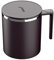 Soi Agitation Tasse, Soi Agitation Café Tasse Magnétique Agitation Tasse Électrique Mélange Tasse Avec Inoxydable Acier Remuer Bar Adapté pour Café/Lait/Chaud Chocolat/Protéine Poudre (Black-360ML)