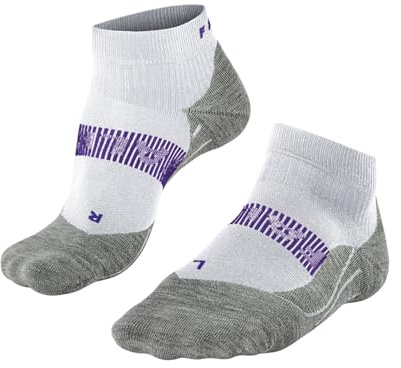 FALKE Damen RU4 Cool Short Laufsocken atmungsaktives schnelltrocknendes Funktionsmaterial mittelstarke Polsterung antiblasen kühlend kurz vegan zum Sport Jogging Running 1 Paar | mit angenehmen Kühlungseffekt