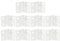 sourcing map 10uds Acrílico Bisagras, 1 x 1.34 Pulgadas Mini Herraje Plegable Bisagras Piano Bisagras con Montaje Agujero para Estuche Caja Artesanías, Blanco