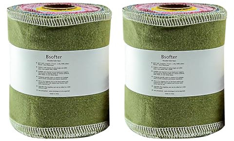 Bsofter Lot de 56 Rouleaux de Papier Toilette Réutilisable et Lavable pour Bidet - Serviettes Douces