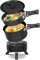 ENFRIFAM Elektrischer Hot Pot Topf, Tragbar Kochtopf Set mit töpfe und Bratpfanne mit Klappgriff für Wohnmobil, Wohnheim, Büro, Outdoor, Camping, 1,8 L Suppentopf + 0,75 L Bratpfanne