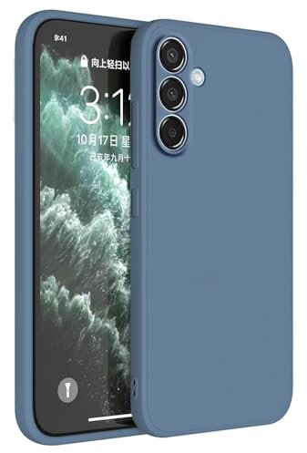 Topme Coque pour Samsung Galaxy A35 5G (6.5 inches) Etui Housse, Protecteur de Peau en Silicone TPU - Gris Lavande