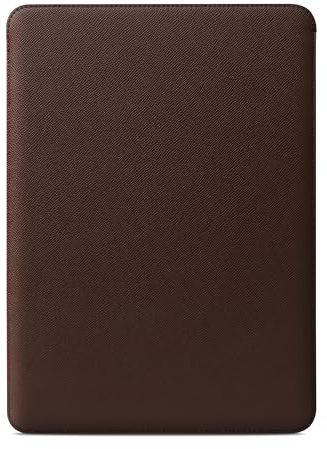 Comfyable Slim Laptop Sleeve 16 Inch Compatible for MacBook Pro 16-Inch M4 Pro/Max 2024 & M3 M2 M1, Faux Leather Protective 16-in Mac Cover Case, Coffee