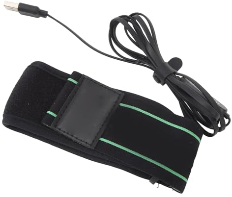 Akozon Objektivheizungswärmer, 11,4-Zoll-Objektivheizungswärmer mit Verstellbarem Riemen, Timing 3 Temperaturregler, Antibeschlag-USB-Objektivheizung für DSLR-Kameras mit