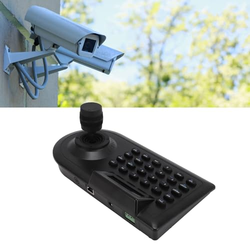 Verbesserte PTZ-Kamera-Controller-Tastatur mit Steuerung, 3D-Joystick für Präzision, Unterstützt 32 DVRs und 256 Domes, Bietet RS485- und 232-Schnittstellenkonnektivität