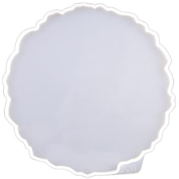 30CM Große Silikonform - Runde und Quadrat Tablett, Untersetzer, Epoxidharz Formen für Herstellung von Obst Tee Tablett