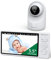 Sebikam 5,5 Zoll Babyphone mit Kamera 720P HD Bildschirm Video Baby Monitor, 4000mAh Akku PTZ 355° Babyfon, VOX-Modus, Nachtsicht, 2-Wege-Audio, Gegensprechfunktion, Temperaturanzeige, Schlaflieder