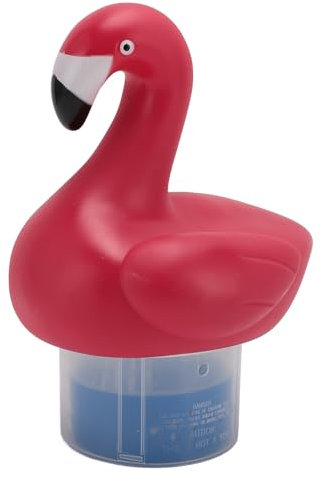 Pool-Chlor-Schwimmer, Premium-PVC, Robust, Aufrecht, Einfach zu Bedienen, Faltbar, Skimmer Vermeiden, für Pool-, Schwimmbad (Vogel)