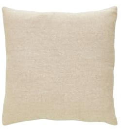andiamo Kissen Jenny - Sofakissen mit Füllung Bezug - Zierkissen Dekokissen Kopfkissen 40 x 40 cm beige