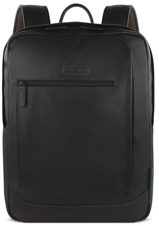 bugatti Clark Rucksack 15 aus Leder, Alltagsrucksack für die Arbeit oder Freizeit