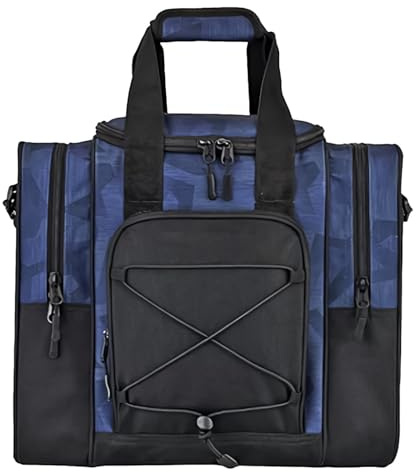 Fruusv Bowlingtasche für einen Ball | Bowlingballtasche | Bowlingballtasche für Ball, multifunktionale Handtasche mit gepolstertem Innenfutter, verstellbarer Gürtel, passend für Bowlingball, Schuhe