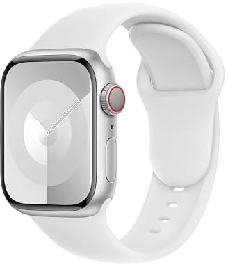 DONEGANI C1 for Apple Watch Strap Ultra 2 Se 10 40mm 44mm 46mm 42mm 45mm 41mm 38mm 49mm Series 10 9 8 7 6 5 4 3 Band Women Men Sport Silicone White