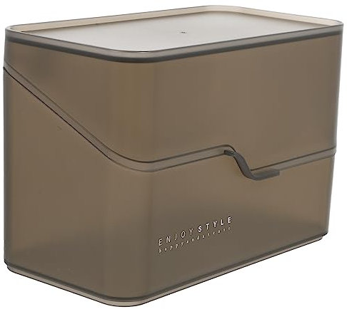 BELLIFFY Capacity Makeup Organizer Box Stylish Cosmetics Storage for Lipstick Foundation Blush Eye Shadow