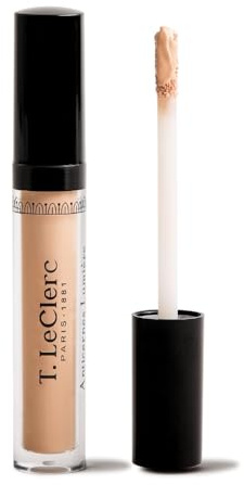 T.LeClerc Concealer Concealer Fluid – Farbton Beige Rosa – 2-in-1-Pflegemittel – korrigiert Augenringe & spendet Feuchtigkeit 8H – Heller, frischer, entspannter und einheitlicher Teint – Vegan