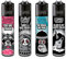 Clipper Feuerzeug 4er Set (No Brain)