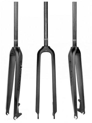 BSFHQS 27.5 29er Universal Bikes Rigid Fork 1-1/8'' Straight Tube Mountain Bikes Fork Disc Brake Bikes Front Fork Quick Release 9 * 100mm(27.5in)