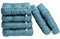 TexDeko® 6er Pack Premium Stuhlkissen 60x60x12 cm Sitzauflagen Polsterauflagen UV-Schutz & Wasserabweisend Bodenkissen Outdoor/Indoor Loungekissen für Garten, Freizeit & Sommer (Türkis)