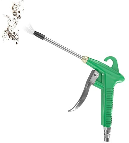 Dtaigou Air Blow Nozzle Kit, Pneumatic Air Compressor Accessories Tool, Quick Fitting Extended Dust Blowing Tool Parts for Dust Inflation and Dedusting
