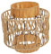 Hemobllo Lampenschirm Vintage-Tischlampenabdeckungen Solarlaterne aus Rattan Anhängerlampe pendelleuchte leuchtenschirm deckenleuchten Leuchte Schlafzimmer Glühbirnenschutz Eisen Khaki