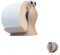 Toilettenpapierhalter Schneckenform - 3D-Gedruckter Klorollenhalter, Stehend ohne Bohren - Originelle Badezimmer-Deko & Platzsparende WC-Rollenaufbewahrung (1, Offene Augen)