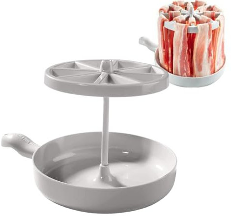 Microwave Barbecue Grill, Bacon Wizard Microwave Crispy Bacon Maker, Microwav-e Barbecue Grill, Microwavee Baco-n Tray, Baco-n Cooker for Microwav-e Oven Rack, Baconn Rack Vertical Hanger Tray