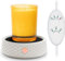 Electric Large Candle Warmer Plate - Ceramic Candle Wax Warmers 4 Timer Adjust Fragrance Intensity Auto Shut Off for Home Office, Coffee Mug Warmer, Fragrance Heating Beverage