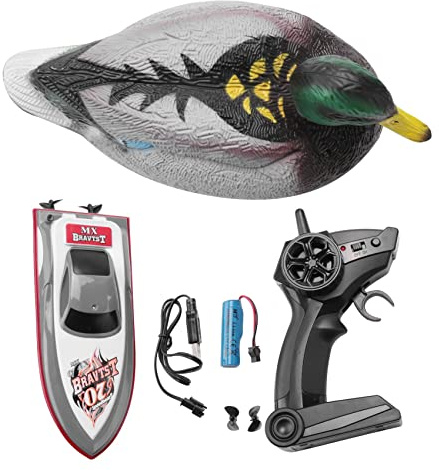 Etyrerre V201 RC Boot RC Enten Boot 2,4 GHz Jagd Bewegung Fern Bedienung Enten Boot Wasserdicht für das Schwimmbad Teich Garten