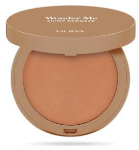 Pupa Wonder Me Shiny Bronzer Terra Cotta Luminosa Bronzer Face Powder Natural Tan Effect 002 Medium Warm g.6