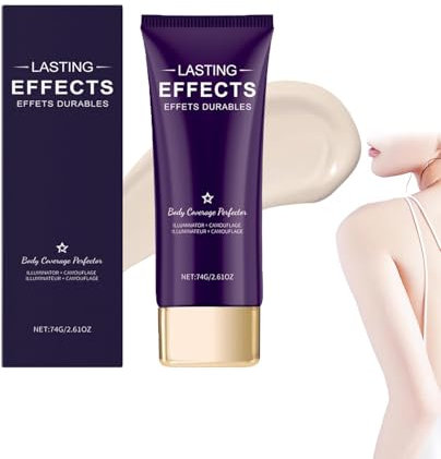Body Coverage Perfector Flawless Körper Make Up Wasserfest Concealer Tattoo Abdeckung Langanhaltend CC Cream Waterproof All Over Complexion Foundation Abdeckcreme Ohne Übertragung 74g*1 Elfenbein