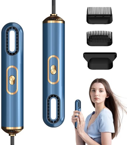 Bwaliffury Warmluftbürste Set, Haarstyler Airstyler Set 3 In 1, Haartrockner Warmluftbürste Set zum Stylen in One Step, 3 Aufsätze & 3 Temperaturen, 800W Föhnbürste zum Trocknen, Glätten, Volumen